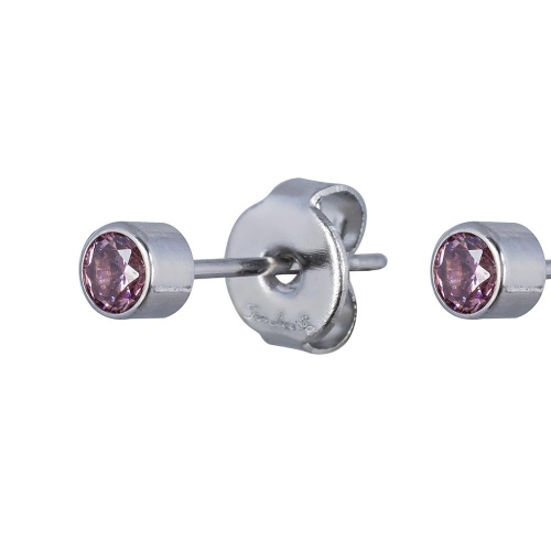 Пусеты Fiore Luna Cubic zirconia Rhodolite, SWE0128 PH S фото 7